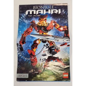 LEGO Bionicle Mahri Toa Jaller 8911 Instruction Manual Only 2007 Booklet