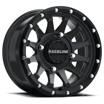 Raceline Trophy Wheel - 15x6 - 5+1 Offset - 4/156 - Black ATV/UTV A95B-56056+40