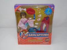 Trendmasters Cardcaptors Deluxe Sakura Doll Kimono Red Cape Outfit SEALED