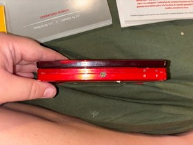 Nintendo 3DS Handheld System - Flame Red -Plus 6  Games / SD Card Wireless