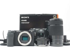 Sony a6400 24.2MP Black 16-50 55-210mm Lens 37306 Shots w/ Box [Top Mint] #Z6255