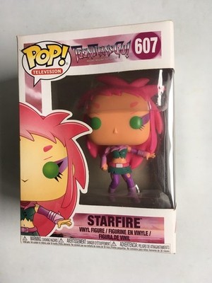 Funko Pop! Teen Titans Go! Starfire #607 2018 Vaulted OVP Box Damaged