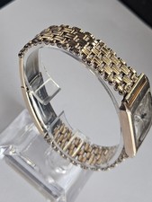 Rolex Lady Vintage Cocktail Watch 9ct Gold Art Deco Antique Bracelet 23mm