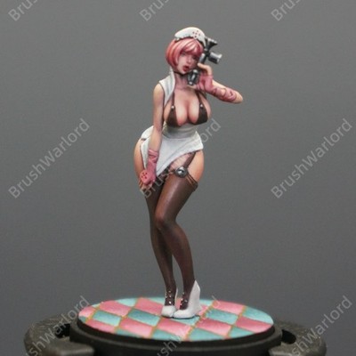 Pinup Wet Nurse Death Kingdom Hand-Propainted Tabletop Collectible hobby Model