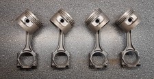 4x Kolben mit Pleuel Original VW Golf 2 1,8 ltr. 90 PS mit GX Motor