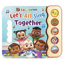 Cocomelon Let s All Sing Together 5 Button Song Book Sing and Read Toy Book with