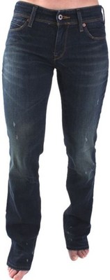 Original Levi's Jeans-Hose Damen 470 straight Tapered Women dunkelblau versch. G