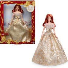 Barbie Signature 2025 Holiday Barbie Fashion Doll, Seasonal Collector, Red Hair