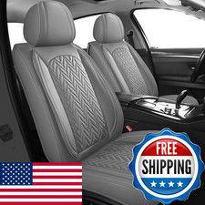 Mirozo 2Pcs Seat Covers Front Seat Covers For Car Waterproof Automotive Seat