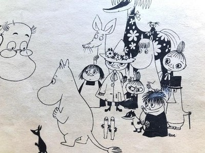 The first ever Moomin-themed ADs 1-8/10, from 1950's