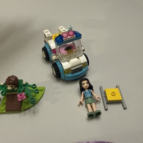LEGO Friends 41086 Vet Ambulance 100% Complete & Instructions & Minifigure
