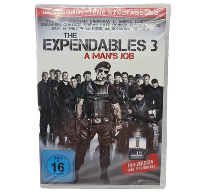The Expendables 3 A Man's Job Ungeschnittene Kinofassung - DVD - Fan Version Neu