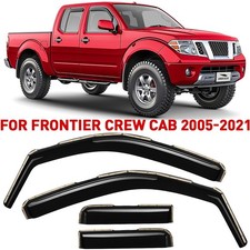 Rain Guards Vent Visors Shade For 2005-2021 Nissan Frontier Crew Cab Rain Guards Vent Visors Shade For 2005-2021 Nissan Frontier Crew Cab