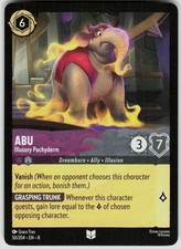 Abu Illusory Pachyderm 50/204 Reign of Jafar Disney Lorcana