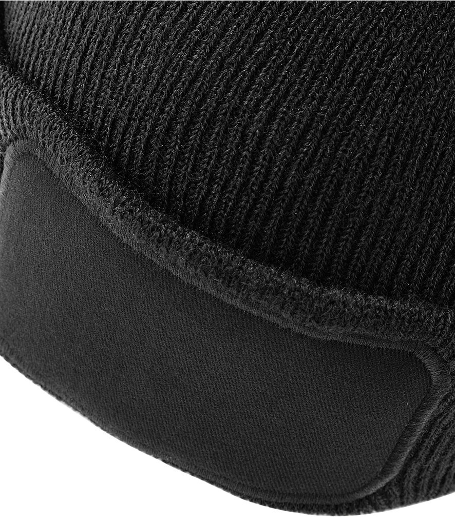 Cuffed Knit Beanie with Lidl Patch Soft Touch Acrylic Winter Hat Brand New image 3