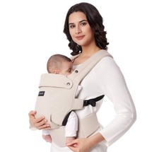 Momcozy Baby Carrier - Ergonomic Cozy  Lightweight Carrier 7-44lbs Khaki
