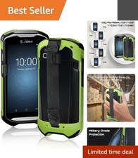 Ergonomic Protective Case for Zebra TC51 TC52 TC56 TC57 with Hand Strap - Green