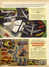 1964 PAPER AD Remco Hamiltons invaders monster insects toy Desert Fox Soldier