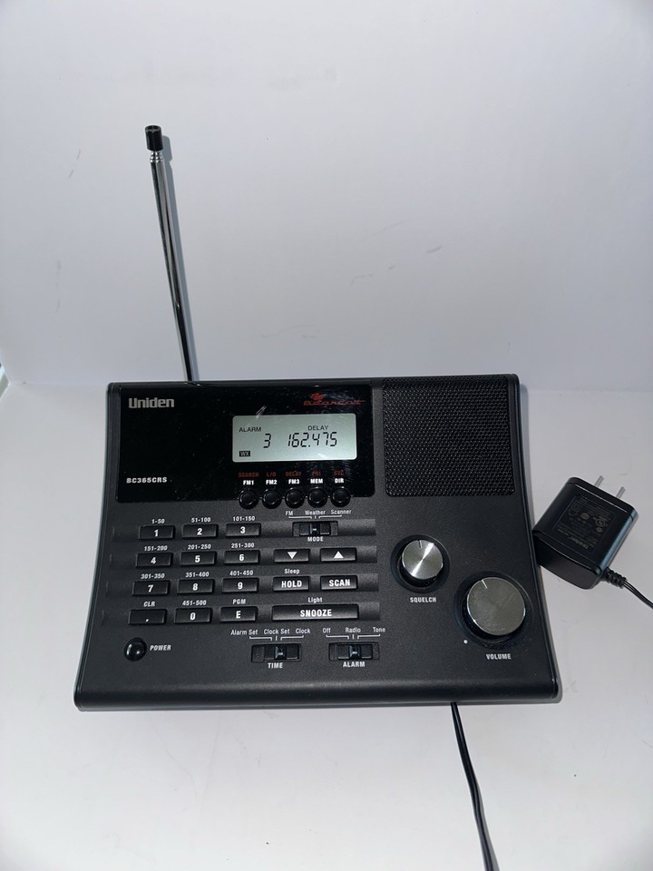 UNIDEN BEARCAT BC365CRS 500-CHANNEL ANALOG POLICE/FIRE RADIO SCANNER ...