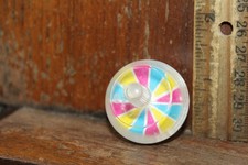 Vintage Cosmo Plastic Hong Kong Spinning Top Swirl Spin