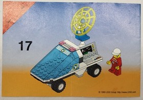 Lego 6453 Town: Space Port, Com-Link Cruiser, Complete w/ Instructions, No Box