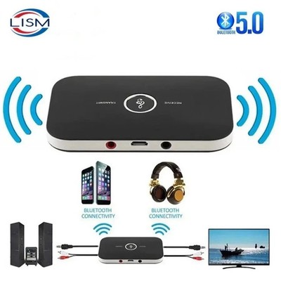 Bluetooth 5.3 Adapter Transmitter Empfänger Sender 2in1 Aux Audio TV Kopfhörer