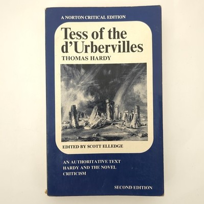 Tess of the d Urbervilles Second Edition Paperback Book Thomas Hardy 1979