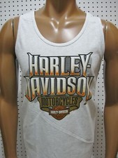 M nwt Men's HARLEY DAVIDSON Stack Name Sleeveless Tank Top Shirt