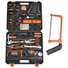 216 Piece General Household Hand Tool Set with Portable Tool Storage Case
