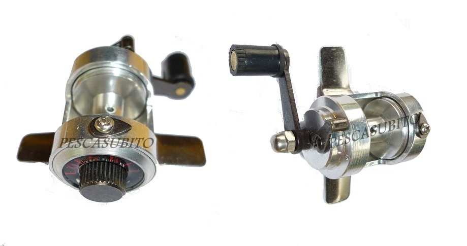 mini mulinello rotante da pesca per canna barbara barbarina passata barbo