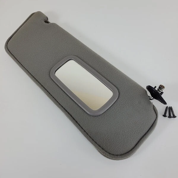 Солнцезащитный козырек со стороны пассажира для грузовика Mazda B-3000 2002 года с зеркалом серый с винтами - Изображение 2 из 4