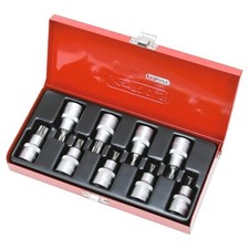 Coffret de 9 douilles tournevis TORX® 1/2'', T20 à T60 Kstools