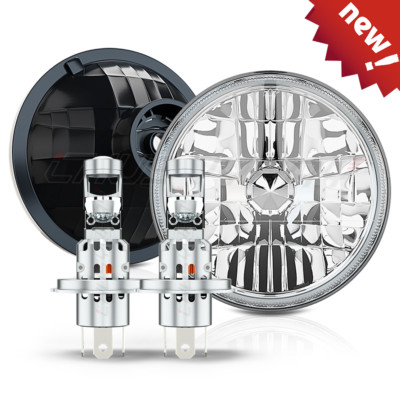 7 inch-Round Led Headlight High-Low Beam for Chevrolet C10 Pickup c20 C30