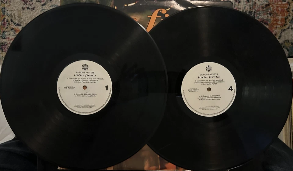 VARIOUS "Latin Fiesta" 2xLP - Greek Compilation inc Gloria Estefan, Gipsy Kings - Image 4 of 4