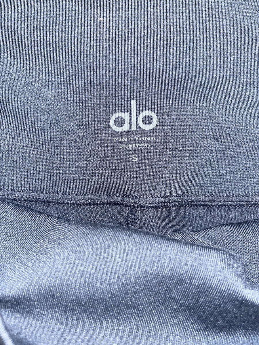 ALO Yoga High Waist Moto Legging Womens Size Small Gray Athletic