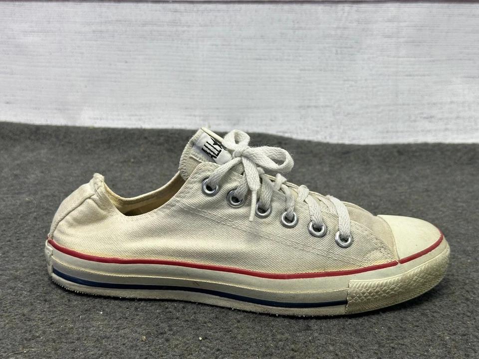 Zapatillas bajas Oxford blancas vintage años 70 80 90 Converse HECHAS EN EE. UU. 6 EE. UU. Foto 3 de 4