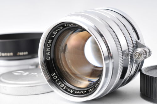 [Near MINT+++] Canon 50mm f/1.8 Silver Lens LTM L39 Leica Screw Mount From JAPAN - Picture 1 of 15
