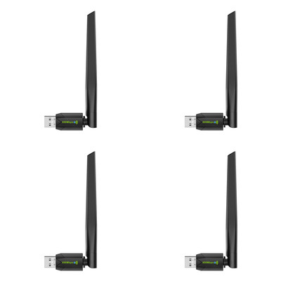 650Mbps USB WiFi Adapter with Antenna Dual Band 2.4G 5Ghz for PC Computer