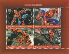 Foglio francobolli Spiderman 2018 MNH