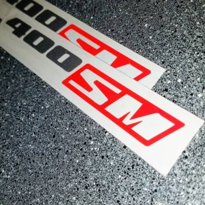 Made In Japan JDM Vinyl Kanji Red Silver Decal Sticker Car - Foto 7