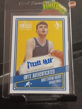 2021-22 Onyx Vintage - Autographs #VAMH Matt Hurt (AU, RC)