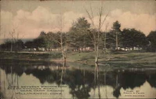 Willimantic Connecticut CT Lake Between Windham Road c1910 Postcard