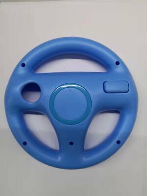 1x Nintendo Wii Lenkrad Hellblau blue Mario Kart Controller Zubehör Wheel