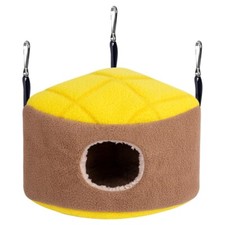 Bird Hammock for Cage Small Plush Hideaway Cave House for Small Parrots