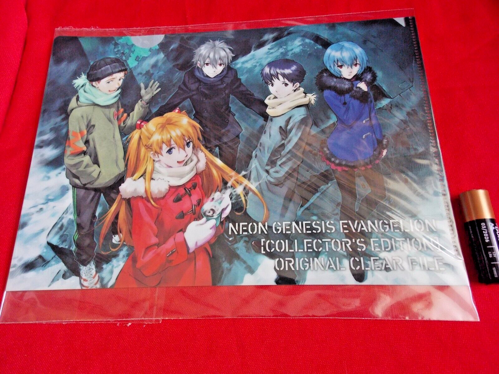 ⭐ NUEVO REI ASUKA MARI SHINJI KAWORU Evangelion TAMAÑO A5 CARPETA DE ARCHIVOS TRANSPARENTE ANIME UK