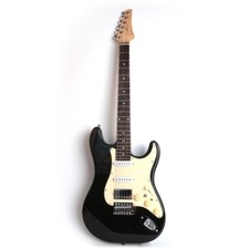 Full Scale Length Silent travel electric guitar portable built in overdrive