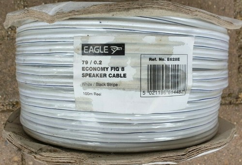 100m Reel of Figure 8 Speaker Cable 15 