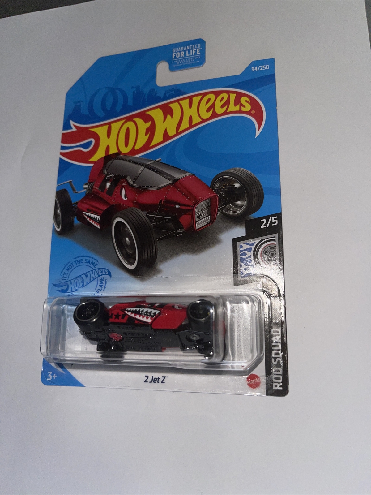 Hot Wheels 2 Jet Z 94/250 - Red - Rod Squad 2/5 (GTC41) 1:64 Scale