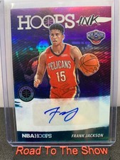 2019-20 NBA Hoops Premium Stock Frank Jackson Hoops Ink  #HI-FJA Auto Prizm