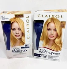 🆕️ 2 Lot Clairol Root Touch Up Permanent Hair Color #8 Medium Golden Blonde 🆕️